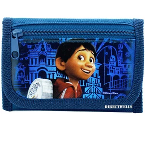 Disney Pixar Coco Miguel Rivera Navy Trifold Wallet - Picture 1 of 2