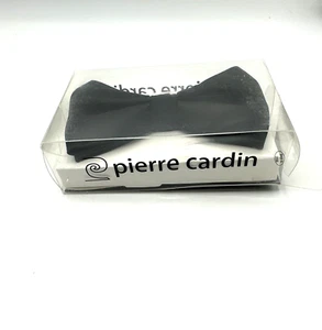 Pierre Cardin Bow Tie One Size BLACK NEW SEALED - Picture 1 of 3