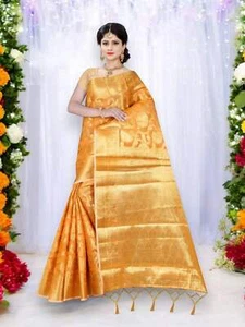 Meesho Silk Traditional Designer Saree - Ethnic Wear for Women-06 - Picture 1 of 5