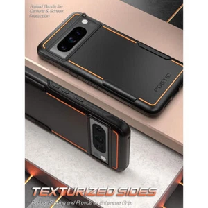 For Google Pixel 8 Pro 5G Case Dual Layer Slim Shockproof Protective Cover Black - Picture 1 of 6