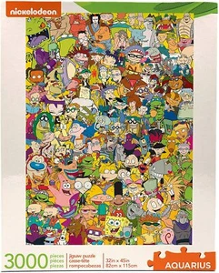 Nickelodeon Nick 90s Giant 3000 Piece Jigsaw Puzzle 1150mm x 820mm - Picture 1 of 3