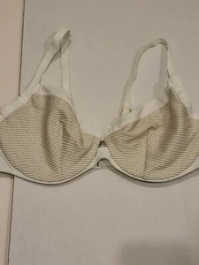 Chantelle Vibrant Adjustable Underwire Swim Top 15C1 white-gold 36D new no tags - Picture 1 of 4