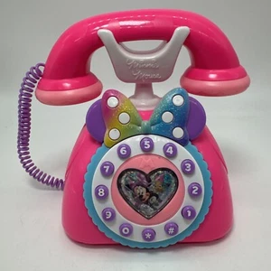 Disney Minnie Mous Talking Happy Helpers Play Phone Pretend Toy Tested! WORKS VG - Picture 1 of 14
