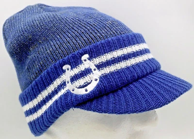 Indianapolis Colts Sombrero Adulto "VISERA DE DOBLE AMENAZA" Sombrero Tejido por REEBOK Foto 1 de 4