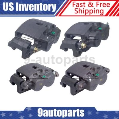 Pinças de freio dianteiras e traseiras conjunto de 4 para 2002-2006 Chevrolet Avalanche 2500 - Imagem 1 de 4