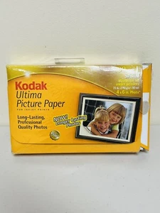 Neu Kodak Ultima SATIN Foto Bild Papier (100) 4x6 Blatt NICHT VERSIEGELT Open Box - Bild 1 von 3