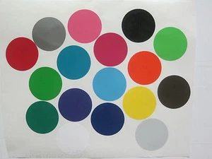Calcomanías de pared con lunares de vinilo de 60-1" pulgadas círculos de decoración artística dormitorio niños - Imagen 1 de 7
