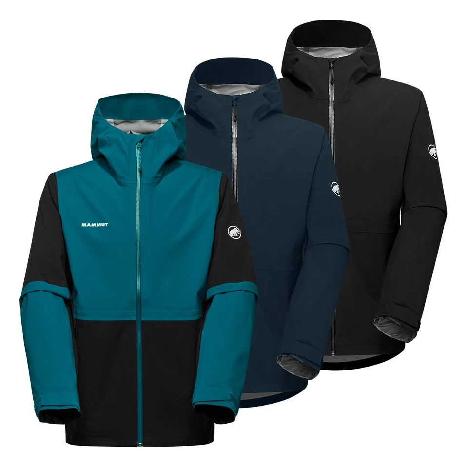 Mammut Herren Wanderjacke Outdoorjacke Hardshelljacke Linard Guide HS Hooded