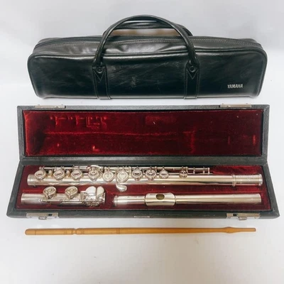 YAMAHA YFL-511 YFL511 Flute Professional Silver E-mechanism Operation confirmed - Image 1 of 4