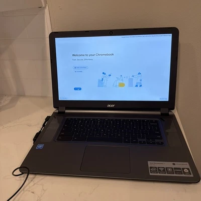 Acer Chromebook Laptop 15-15.6" HD Celeron N3060 2GB /16GB (CB3-532-C3F7) Gray - Image 1 of 4