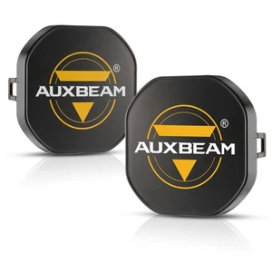 AUXBEAM 2 piezas 3" pulgadas redondo LED luz antiniebla de conducción negro cubierta luces cubierta protectora - Imagen 1 de 12