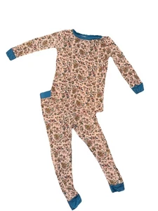 Little One Shop Floral 2 Piezas Bambú Parte Superior Inferior Pijama Bebé Niño Pequeño 18-24 M Niña - Imagen 1 de 6