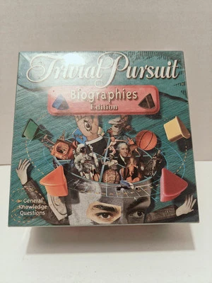 Trivial Pursuit Game Biographies Edition Expander Set Vintage New Sealed - Image 1 of 2