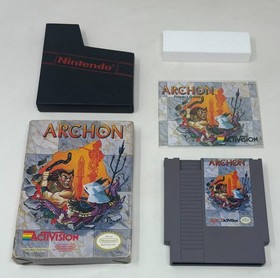 NES Nintendo - Archon - CIB Complete in Box w/ Manual - Tested