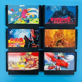 [Set of 6] Famicom Twinbee King Kong 2 Angry Megaton Punch Firebird Phoenix
