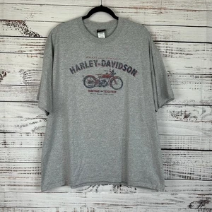 Herren 2006 Harley Davidson Motorrad grau T-Shirt Las Vegas blau rot Grafik 2XL - Bild 1 von 7