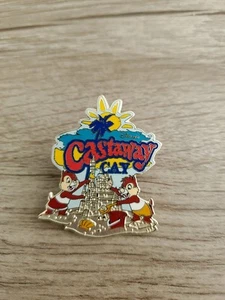 DISNEY CRUISE LINE CASTAWAY CAY CHIP AND DALE SANDCASTLE PIN 2004 - Picture 1 of 2