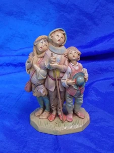 Belén Fontanini The Shepherds Choir #261 Three Singing Boys Italia de colección 1990 - Imagen 1 de 5