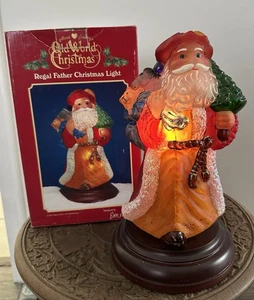 OLD WORLD Christmas Merck 2002 Regal Father Christmas Light / Santa Lamp 529745 - Bild 1 von 8