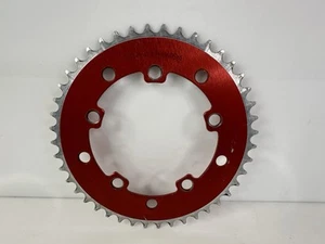 Corona vintage anni '80 Pro Neck BMX Racing 44t rossa USA HTF - Foto 1 di 4