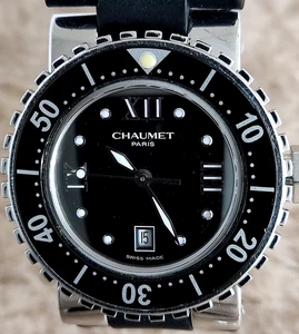 CHAUMET Class One Ref. 622-23645 QUARTZ Steel & Rubber 32mm LADIES Sized Watch - Picture 1 of 22