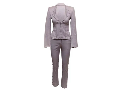 Светло-фиолетовые брюки Yves Saint Laurent Tom Ford Era костюм размер FR 34 - Изображение 1 из 4