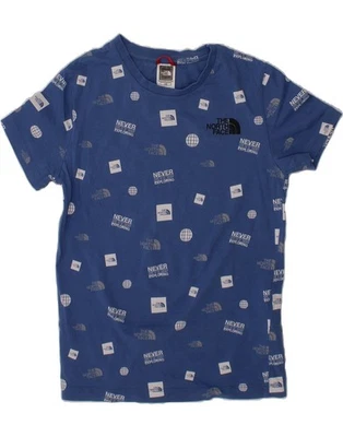 THE NORTH FACE Boys Graphic T-Shirt Top 11-12 Years Large  Blue Cotton DR93 - Image 1 of 3