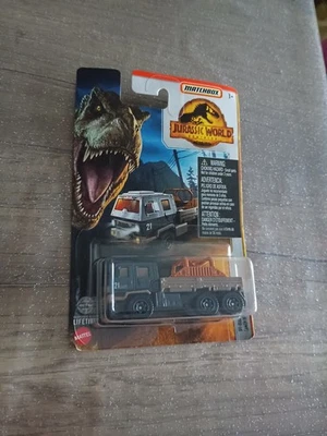 Matchbox Camion de Secours Offroad Jurassic Park Mattel Jurassic world dominion  - Immagine 1 di 4
