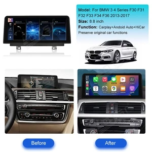 Ultra Narrow 8.8 inch Car Radio for BMW 3/4 Series 2013-2017 - Picture 1 of 11