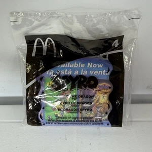 McDonalds Spyro The Dragon Toy 4 Sealed Happy Meal Vintage Collectible - Picture 1 of 2