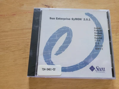 Sun Microsystems Enterprise SyMON 2.0.1 Software CD 724-3461-02 - New Sealed - Image 1 of 2