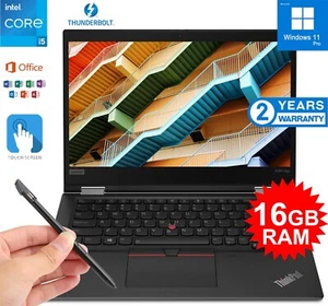 LENOVO THINKPAD X380 YOGA 2 IN 1, INTEL CORE I5, 16GB RAM, 512GB SSD - Picture 1 of 7