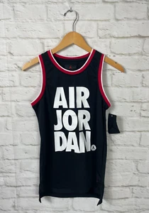 NEW Air Jordan Jump Man Youth Boys Black Jersey Size Medium 10-12 years - Picture 1 of 4