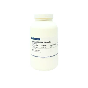 Sodium Chloride, Granular - USP Grade - Meets BP/EP/FCC/JP Specs - 500G - Picture 1 of 1