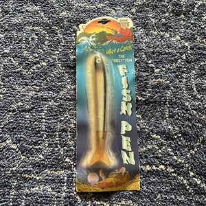 Vintage What A Catch Fish Pen Ballpoint New In Package A DM Production - Picture 1 of 5