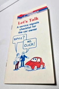 1979 Chevrolet-Let’s Talk-A Service Signals Checklist For The Car Owner EUC - Bild 1 von 6