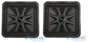 2x KICKER 45L7R154 L7R Series 3600W Solo-Baric Dual 15" Car Subwoofers Package - Picture 1 of 5