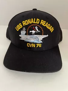 U S CAPPELLO MARINA "USS RONALD REAGAN " CVN-76 - Foto 1 di 3
