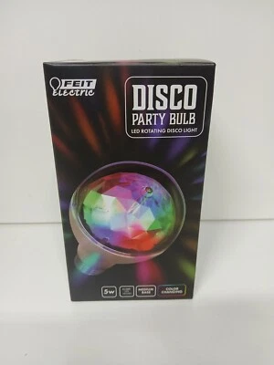 DISCO PARTY BULB LED 120V 5W 450 Lumens Rotating Disco LED Light FEIT - Image 1 of 4