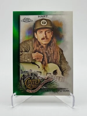 2022 Topps Allen & Ginter Chrome #210 JARED HART | Green Refractor /99 - Image 1 of 2