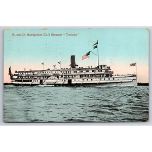 Postcard Vintage R and D Navigation Co.'s Steamer "Toronto" 0368 - Picture 1 of 2