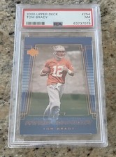 2000 Upper Deck - #254 Tom Brady (RC) PSA Grade 7