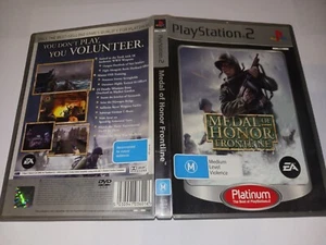 MEDAL OF HONOR FRONTLINE (SONY PLAYSTATION 2, PS2 GAME, M, PAL) - Picture 1 of 3