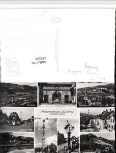 488284,Kindberg Totale Schloss Brunnen Maibaum Mehrbildkarte - Picture 1 of 1