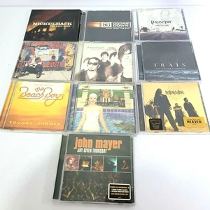 Various Artist CD Lot Train John Mayer Daughtry Nickelback SEE DESCRIPTION - Picture 1 of 7