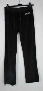 Oakland Raiders Women's Black Velour Boot Cut Pants Medium NFL - Picture 1 of 4
