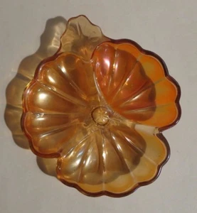 Vintage Marigold Carnival Glass Candy Dish - Bild 1 von 3