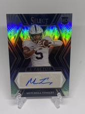 Mitchell Tinsley 2023 Select Draft Picks X-Factor Prizm Silver Auto Card PSU