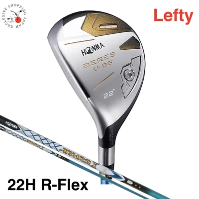HONMA Beres U-06 Utility Hybrid LEFTY 22H 2S 2 Star ARMRQ X 43 Graphite R-Flex - Image 1 of 4