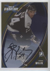 2002-03 ITG Be A Player Signature Series Gold Signatures Shane Willis #151 Auto